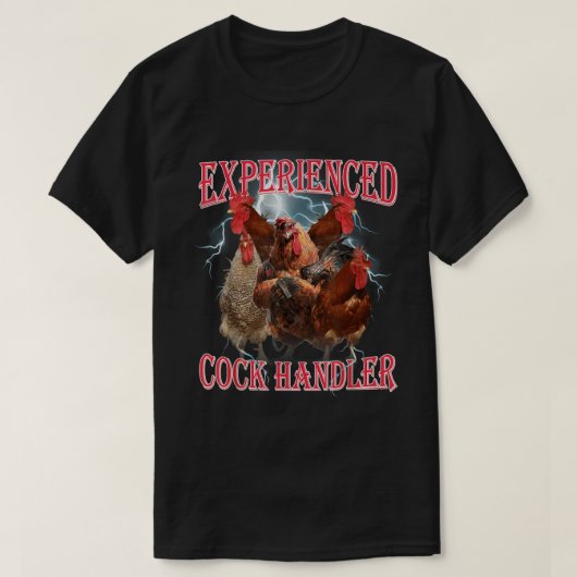 Funny Rooster Squad Chicken Farmer Shirt (Design voorkant)