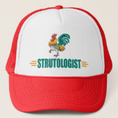 Funny Rooster Trucker Pet (Voorkant)