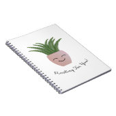 Funny Rooting voor You Fern Notitieboek (Rechterzijde)