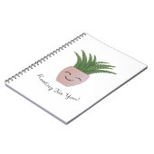 Funny Rooting voor You Fern Notitieboek (Linkerzijde)