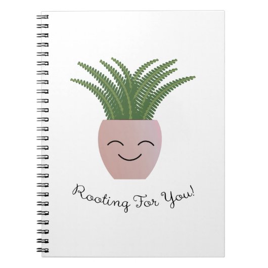 Funny Rooting voor You Fern Notitieboek (Voorkant)