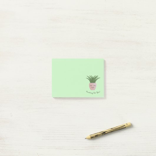 Funny Rooting voor You Fern Post-it® Notes (Op bureau)
