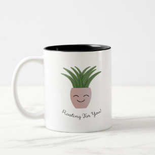 Funny Rooting voor You Fern Tweekleurige Koffiemok