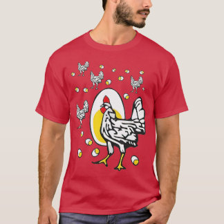 Funny Roseanne Rooster Chicken and Egg T-shirt