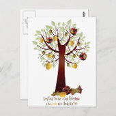 Funny Rotten Apple Family Tree Briefkaart (Voorkant / Achterkant)
