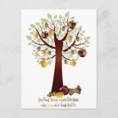 Funny Rotten Apple Family Tree Briefkaart (Voorkant)