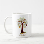 Funny Rotten Apple Family Tree Koffiemok (Links)