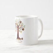 Funny Rotten Apple Family Tree Koffiemok (Voorkant rechts)