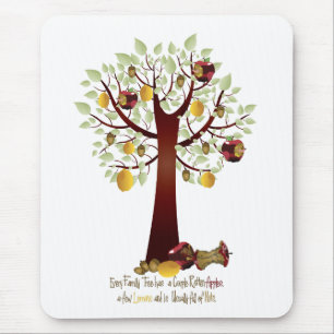 Funny Rotten Apple Family Tree Muismat