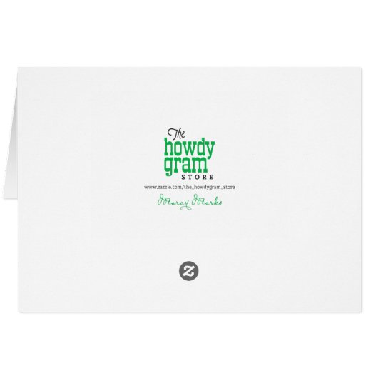 Funny "Rotterdam" AutoCorrecte kerstKaart (Achterkant Horizontaal)