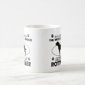 Funny ROTTWEILER design Koffiemok (Center)