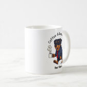 Funny Rottweiler Dog Business Suit Coffee  Koffiemok (Voorkant rechts)