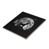 Funny Rottweiler Halloween Costume Funny Dog Lover Tegeltje (Zijkant)