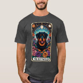 Funny Rottweiler Tarot Kaart T-shirt (Voorkant)