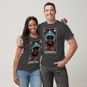 Funny Rottweiler Tarot Kaart T-shirt