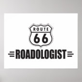 Funny Route 66 Poster (Voorkant)