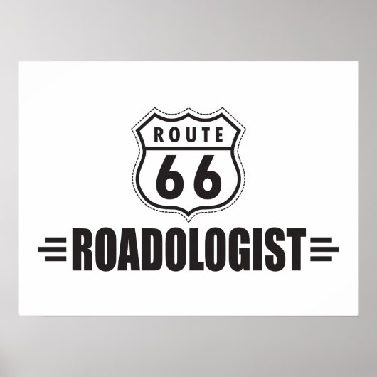 Funny Route 66 Poster (Voorkant)