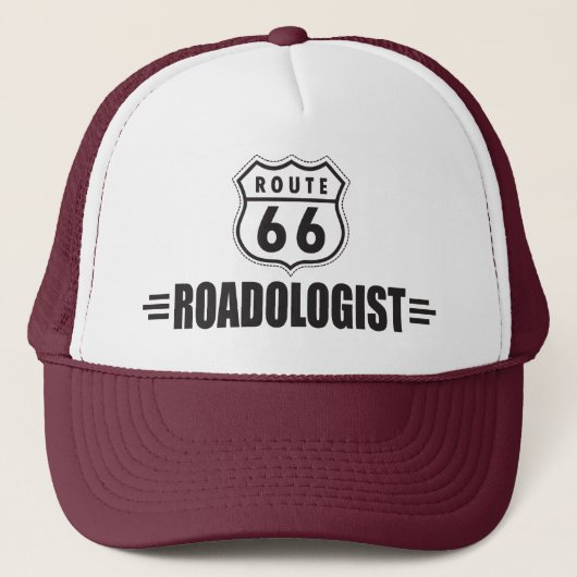 Funny Route 66 Trucker Pet (Voorkant)