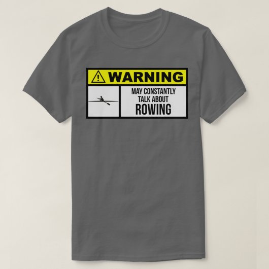 Funny Rowing 4 T-shirt (Design voorkant)