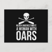 Funny Rowing Canoeing Gift Kayak Rafting Briefkaart (Voorkant)