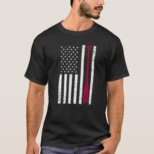 Funny Rowing for Men US America Flag Coxswi T-shirt