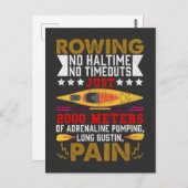 Funny Rowing Hobby Rower Humor Kayaking Briefkaart (Voorkant / Achterkant)