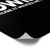 Funny Rowing Quote Gift for Rowing Coach Dad Love Poster (Hoek)