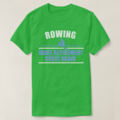 Funny Rowing Retirement T-shirt (Design voorkant)