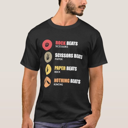 Funny Rowing T-shirt (Voorkant)