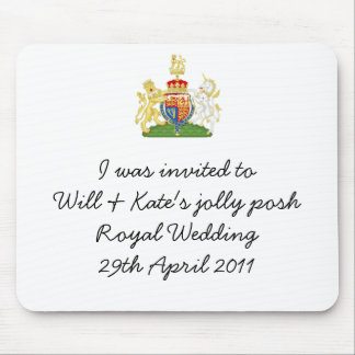 Funny Royal Wedding Apron souvenir mousemat Muismat