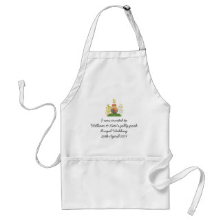 Funny Royal Wedding Apron souvenir Standaard Schort