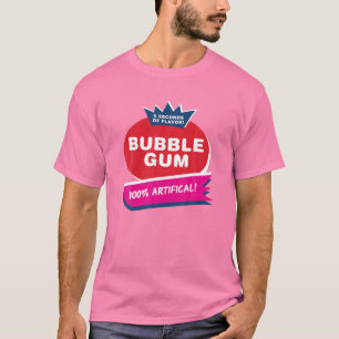 Funny Roze Bubble Gum Halloween Costume T-shirt