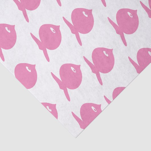 Funny roze vis tissuepapier (Detail)