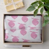 Funny roze vis tissuepapier (Geschenk)