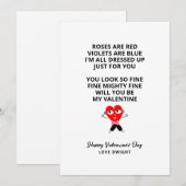 Funny Rozen zijn rode Vriendinnen Valentijnsdag Feestdagenkaart (Voorkant / Achterkant)