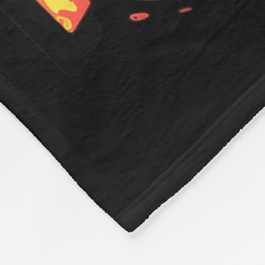 Funny Rpg I Cast Fireball Quote With Wizard Hat An Fleece Deken (Hoek)