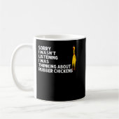 Funny Rubber Chicken Gift Mannen Vrouwen Rubber Ch Koffiemok (Links)