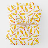 Funny Rubber Chicken Inpakpapier Vel (In situ)