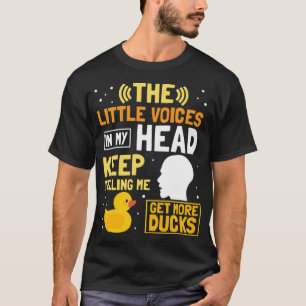 Funny Rubber Duck Gift krijgt meer zwartwerk T-shirt