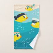 Funny Rubber Duckie Zee Beach Baby Bad Handdoek (Handdoek)