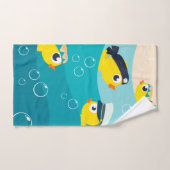 Funny Rubber Duckie Zee Beach Baby Bad Handdoek (Handdoek)