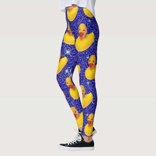 Funny Rubber Ducks Yellow Duckie Boerderij Dierenv Leggings (Links)