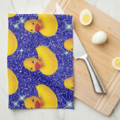 Funny Rubber Ducks Yellow Duckie Boerderij Dierenv Theedoek (Quarter Fold)