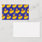 Funny Rubber Ducks Yellow Duckie Boerderij Dierenv Visitekaartje (Voorkant / Achterkant)