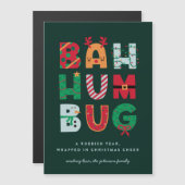 Funny Rubbish Bah Humbug Holiday Card (Voorkant / Achterkant)