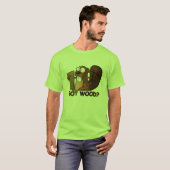 Funny, rude beaver t-shirt (Voorkant volledig)