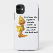 Funny Rude Duck Case-Mate iPhone Case (Achterkant)