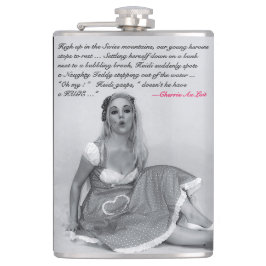 Funny Rude Joke  Retro Pinup Girl Hip Flask Heupfles