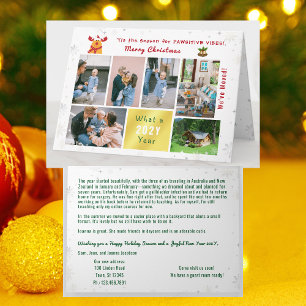 Funny Rudolph 7 foto's Collage We hebben Schattige Feestdagen Kaart