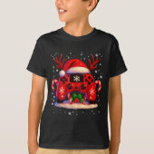 Funny Rudolph Game Controller Christmas Xmas Boy K T-shirt (Voorkant)